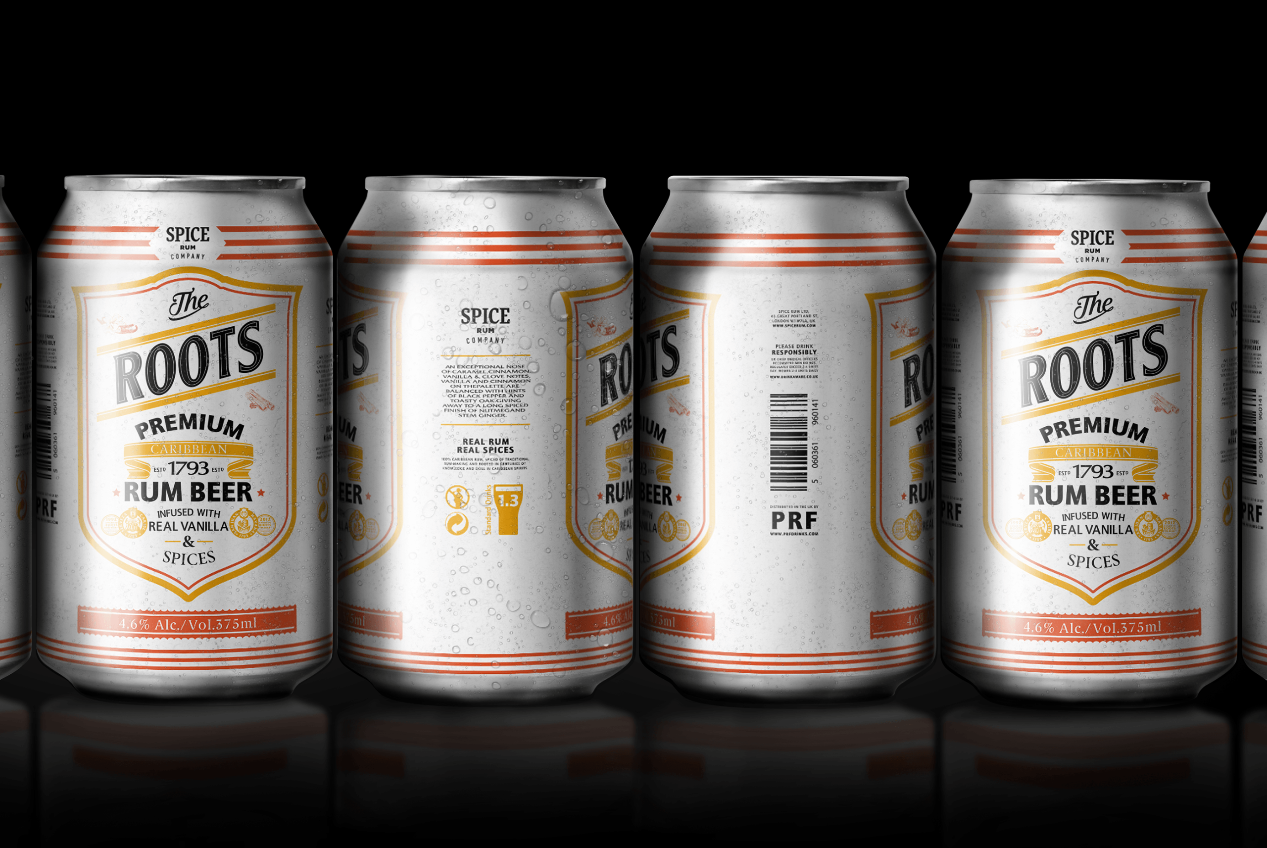 5_Roots Rum Beer_All Sides cans